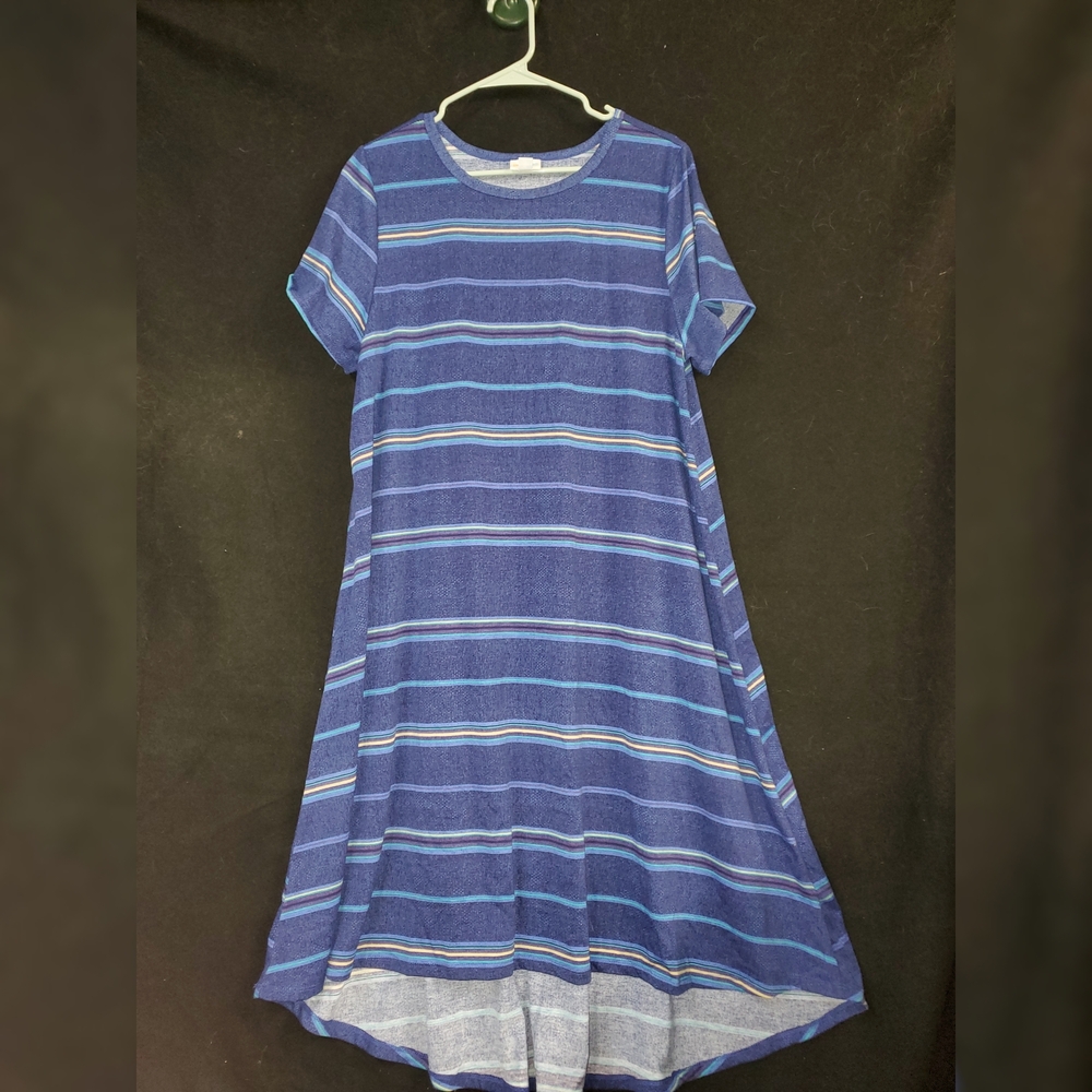 LLR Carly Blue Striped Dress